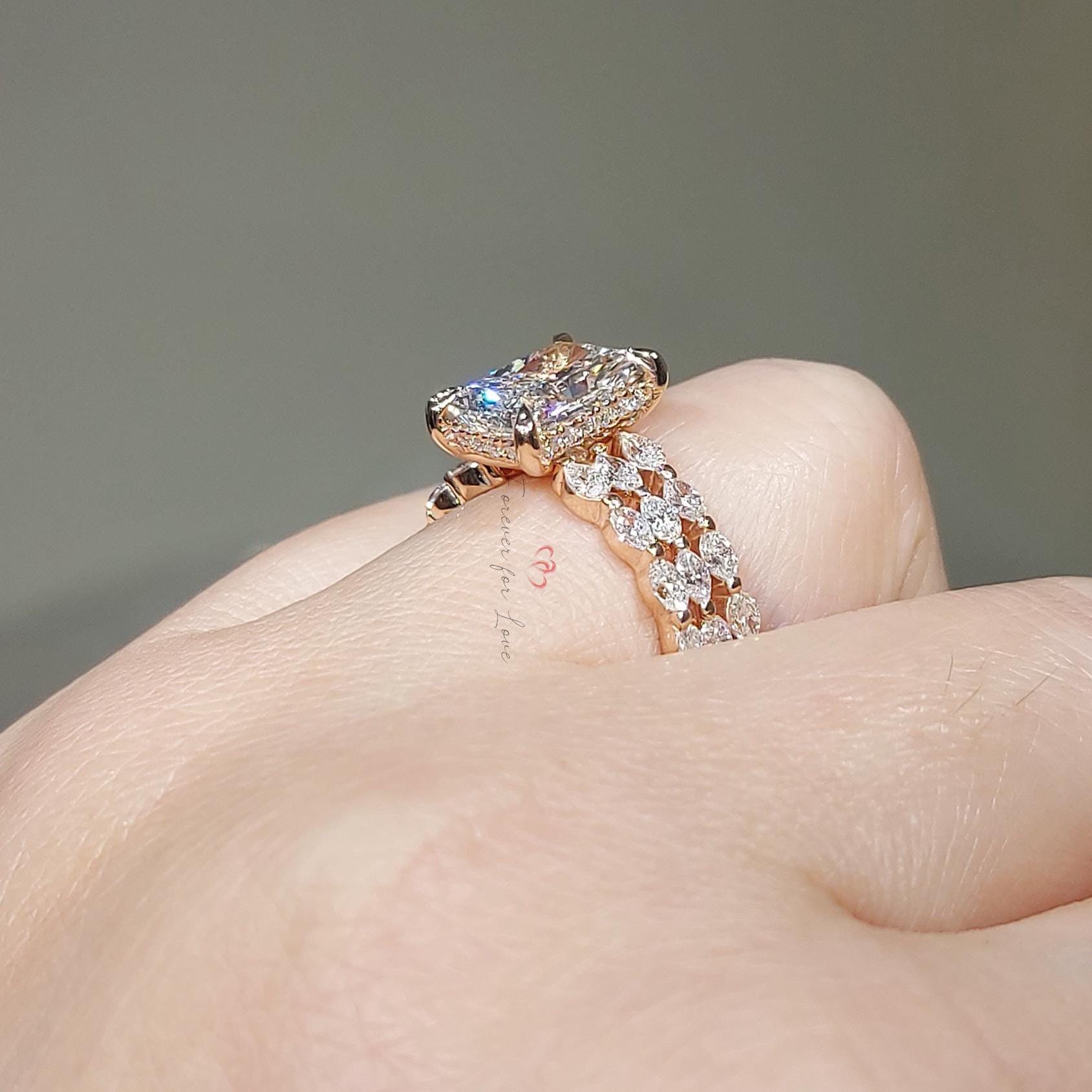 3 Ct Radiant Diamond Eternity Band