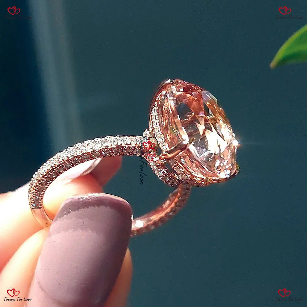 Bague en morganite Bague de fiançailles au Royaume-Uni