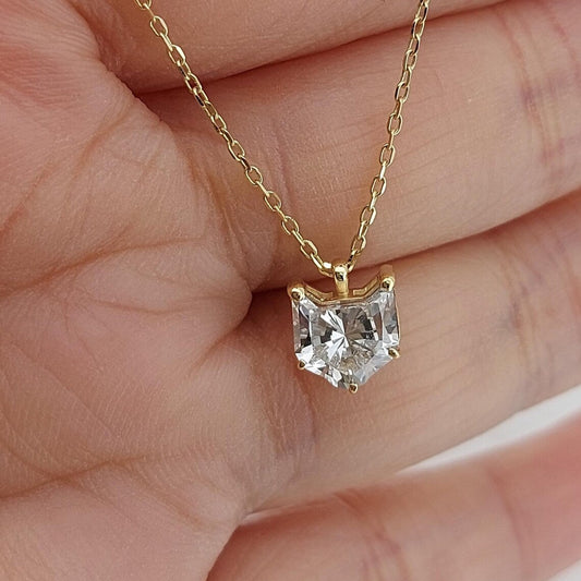 1 Carat The Perfect Love Diamond Cat Necklace Forever For Love