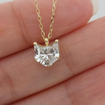 1 Carat The Perfect Love Diamond Cat Necklace Forever For Love