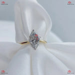 Marquise Cut Hidden Halo Diamond Engagement Ring Forever For Love