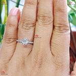 Timeless Elegance  Oval Cut Diamond Engagement Ring Forever For Love