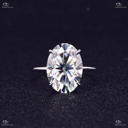 Stunning  Forever Oval Moissanite Engagement Ring