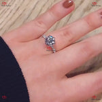Certified Lab Created Brilliant Cut Diamond Engagement Ring Forever For Love