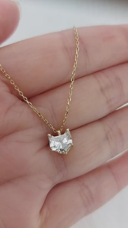 1 Carat The Perfect Love Diamond Cat Necklace