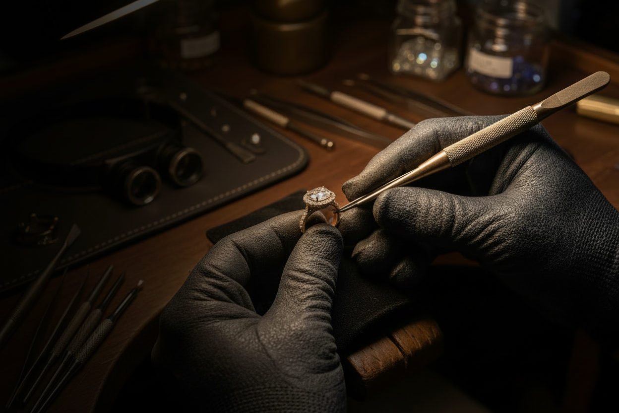 Ring building with craft and precision