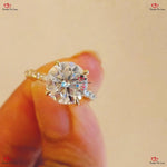 Round Diamond Engagement Ring Forever For Love