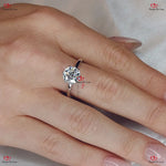 Round Solitaire Diamond Engagement Ring Forever For Love
