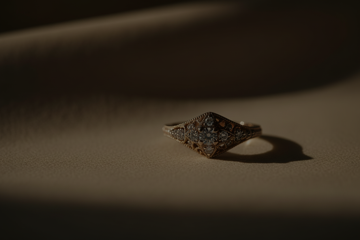 Vintage Diamond Ring Hero Image