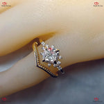 Unique Vintage Lab Created Cushion Cut Engagement Ring | 1.5 Carat G VS1 CVD Cluster Diamonds | Solid Gold | IGI Certified Forever For Love