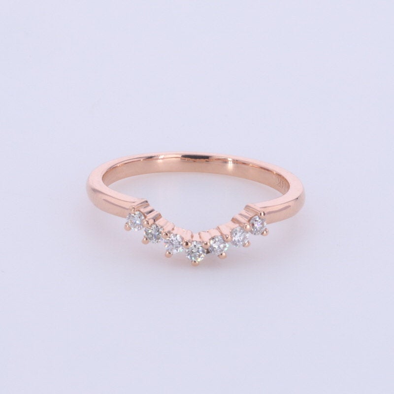 2Ct/9*7mm/ Charles and Colvard Oval Cut Forever One Bridal Set In Solid Rose Gold, Diamond band Oval Bridal Set, Moissanite Engagement Ring.